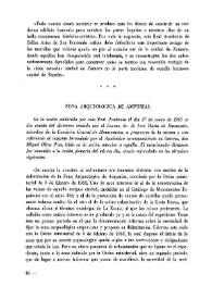 Zona arqueológica de Ampurias / [José María de Navascués] | Biblioteca Virtual Miguel de Cervantes