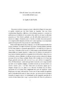 "Ulises" de James Joyce, en la traducción de José Salas Subirat / M. Ángeles Conde-Parrilla | Biblioteca Virtual Miguel de Cervantes