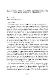 Teatro y emblemática : Favila y los modelos de gobernantes en el teatro histórico de Lope de Vega / Florencia Calvo | Biblioteca Virtual Miguel de Cervantes