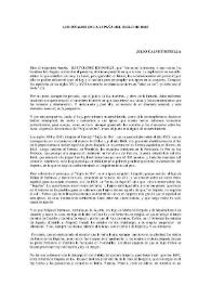 Los pícaros en la España del Siglo de Oro / Julio Calvet Botella | Biblioteca Virtual Miguel de Cervantes