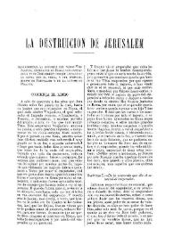 La destruición de Jerusalem. (La historia del noble Vespasiano) / [edición de Adolfo Bonilla San Martín] | Biblioteca Virtual Miguel de Cervantes