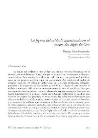 La figura del soldado amotinado en el teatro del Siglo de Oro / Desirée Pérez Fernández | Biblioteca Virtual Miguel de Cervantes