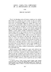 "Miau": hacia una definición de la sensibilidad de Galdós / por Gerald Gillespie | Biblioteca Virtual Miguel de Cervantes