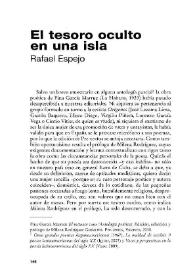 El tesoro oculto en una isla [Reseña] / Rafael Espejo | Biblioteca Virtual Miguel de Cervantes
