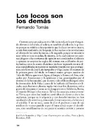 Los locos son los demás / Fernando Tomás | Biblioteca Virtual Miguel de Cervantes