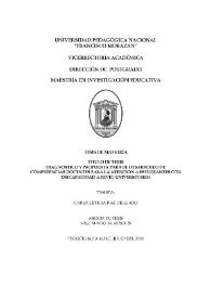 Diagnóstico y propuesta para el desarrollo de competencias docentes para la atención a estudiantes con discapacidad a nivel universitario / Carla Leticia Paz Delgado | Biblioteca Virtual Miguel de Cervantes