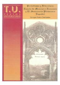 Periodismo y literatura : Ramón de Mesonero Romanos y el "Semanario Pintoresco Español" / Enrique Rubio Cremades | Biblioteca Virtual Miguel de Cervantes