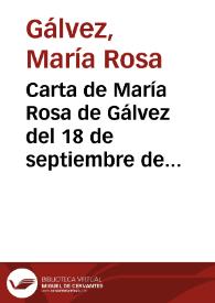 Carta de María Rosa de Gálvez del 18 de septiembre de 1804 a Carlos IV solicitando la exención de la devolución de los gastos de imprenta de sus "Obras Poéticas" | Biblioteca Virtual Miguel de Cervantes