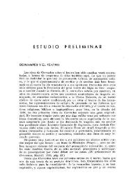 Estudio preliminar de las "Obras completas de Miguel de Cervantes Saavedra. Obras dramáticas II" / Francisco Ynduráin | Biblioteca Virtual Miguel de Cervantes