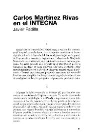 Carlos Martínez Rivas en el INTECNA / Javier Padilla | Biblioteca Virtual Miguel de Cervantes