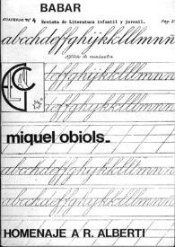 Babar : revista de literatura infantil y juvenil. Núm. 4, diciembre 1989 | Biblioteca Virtual Miguel de Cervantes