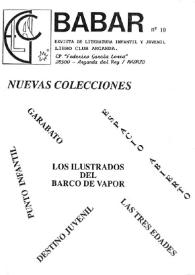 Babar : revista de literatura infantil y juvenil. Núm. 10, febrero 1992 | Biblioteca Virtual Miguel de Cervantes