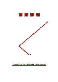Doxa. Cuadernos de Filosofía del Derecho. Núm. 4, 1987 | Biblioteca Virtual Miguel de Cervantes