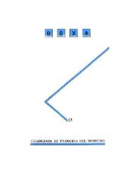 Doxa. Cuadernos de Filosofía del Derecho. Núm. 13, 1993 | Biblioteca Virtual Miguel de Cervantes