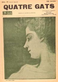 Quatre gats. Publicació artística-literària. Núm. 10 Dijous 13 d'abril, 1899 | Biblioteca Virtual Miguel de Cervantes
