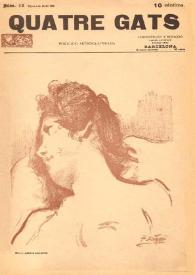 Quatre gats. Publicació artística-literària. Núm. 12 Dijous 4 de maig, 1899 | Biblioteca Virtual Miguel de Cervantes