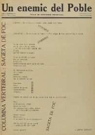 Un enemic del Poble : fulla de subversió espiritual. Núm. 9, desembre de 1917 | Biblioteca Virtual Miguel de Cervantes