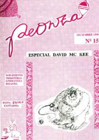 Peonza : Revista de Literatura Infantil y Juvenil. Núm. 15, diciembre 1990 | Biblioteca Virtual Miguel de Cervantes