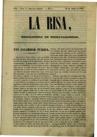 La risa : enciclopedia de extravagancias. Tom. I, Núm. 3º, 16 de abril de 1843 | Biblioteca Virtual Miguel de Cervantes
