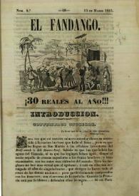 El fandango : periódico nacional : papelito ... satírico escrito por los redactores de La Risa inundado de caricaturas ... Núm. 4º, 15 de marzo de 1845 | Biblioteca Virtual Miguel de Cervantes