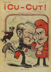¡Cu-cut! Any I, núm. 14, 3 abril 1902 | Biblioteca Virtual Miguel de Cervantes