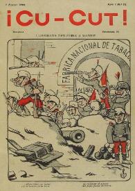¡Cu-cut! Any I, núm. 32, 7 agost 1902 | Biblioteca Virtual Miguel de Cervantes