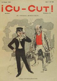¡Cu-cut! Any I, núm. 33, 14 agost 1902 | Biblioteca Virtual Miguel de Cervantes