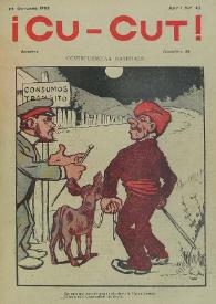 ¡Cu-cut! Any I, núm. 43, 23 octubre 1902 | Biblioteca Virtual Miguel de Cervantes
