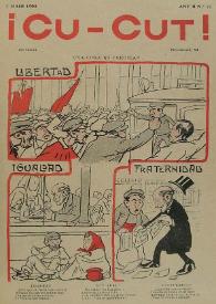 ¡Cu-cut! Any II, núm. 71, 7 maig 1903 | Biblioteca Virtual Miguel de Cervantes
