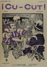 ¡Cu-cut! Any II, núm. 96, 29 octubre 1903 | Biblioteca Virtual Miguel de Cervantes