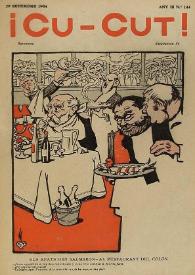 ¡Cu-cut! Any III, núm. 144, 29 setembre 1904 | Biblioteca Virtual Miguel de Cervantes