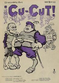 ¡Cu-cut! Any III, núm. 148, 27 octubre 1904 | Biblioteca Virtual Miguel de Cervantes