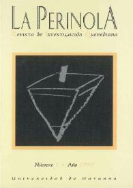 La Perinola : revista de investigación quevediana. Núm. 1, 1997 | Biblioteca Virtual Miguel de Cervantes