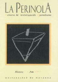 La Perinola : revista de investigación quevediana. Núm. 1, 1997 | Biblioteca Virtual Miguel de Cervantes