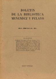 Boletín de la Biblioteca de Menéndez Pelayo. 1925 | Biblioteca Virtual Miguel de Cervantes