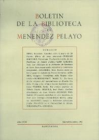 Boletín de la Biblioteca de Menéndez Pelayo. 1982 | Biblioteca Virtual Miguel de Cervantes