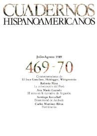 Cuadernos Hispanoamericanos. Núm. 469-470, julio-agosto 1989 | Biblioteca Virtual Miguel de Cervantes