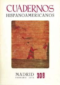 Cuadernos Hispanoamericanos. Núm. 308, febrero 1976 | Biblioteca Virtual Miguel de Cervantes