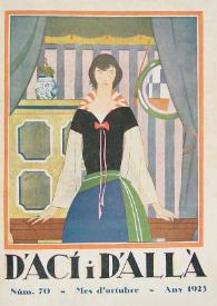 D'ací d'allà : magazine mensual. Vol. XII, núm. 70 (octubre 1923) | Biblioteca Virtual Miguel de Cervantes