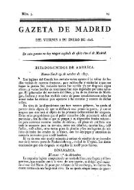 Gazeta de Madrid. 1808. Núm. 3, 8 de enero de 1808 | Biblioteca Virtual Miguel de Cervantes