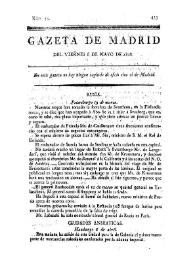 Gazeta de Madrid. 1808. Núm. 44, 6 de mayo de 1808 | Biblioteca Virtual Miguel de Cervantes