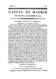 Gazeta de Madrid. 1809. Núm. 59, 28 de febrero de 1809 | Biblioteca Virtual Miguel de Cervantes