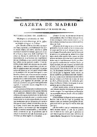 Gazeta de Madrid. 1809. Núm. 60, 1º de marzo de 1809 | Biblioteca Virtual Miguel de Cervantes