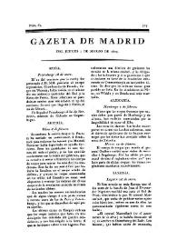 Gazeta de Madrid. 1809. Núm. 61, 2 de marzo de 1809 | Biblioteca Virtual Miguel de Cervantes