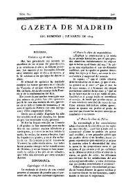 Gazeta de Madrid. 1809. Núm. 64, 5 de marzo de 1809 | Biblioteca Virtual Miguel de Cervantes