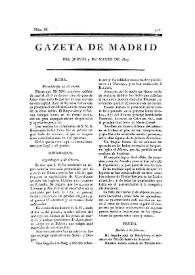 Gazeta de Madrid. 1809. Núm. 68, 9 de marzo de 1809 | Biblioteca Virtual Miguel de Cervantes