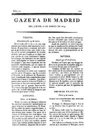 Gazeta de Madrid. 1809. Núm. 75, 16 de marzo de 1809 | Biblioteca Virtual Miguel de Cervantes