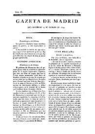 Gazeta de Madrid. 1809. Núm. 78, 19 de marzo de 1809 | Biblioteca Virtual Miguel de Cervantes