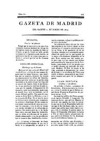 Gazeta de Madrid. 1809. Núm. 80, 21 de marzo de 1809 | Biblioteca Virtual Miguel de Cervantes