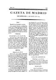 Gazeta de Madrid. 1809. Núm. 81, 22 de marzo de 1809 | Biblioteca Virtual Miguel de Cervantes